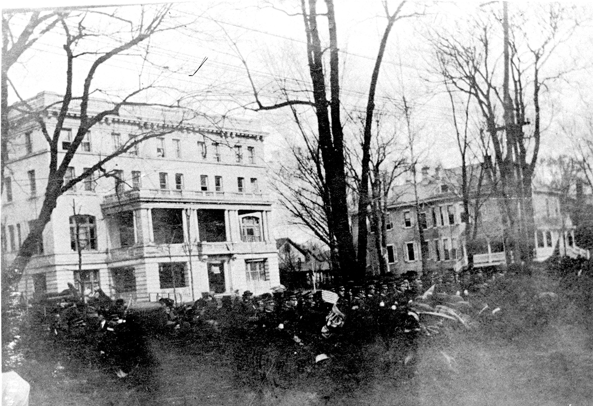 Library home in YMCA Building, c1908