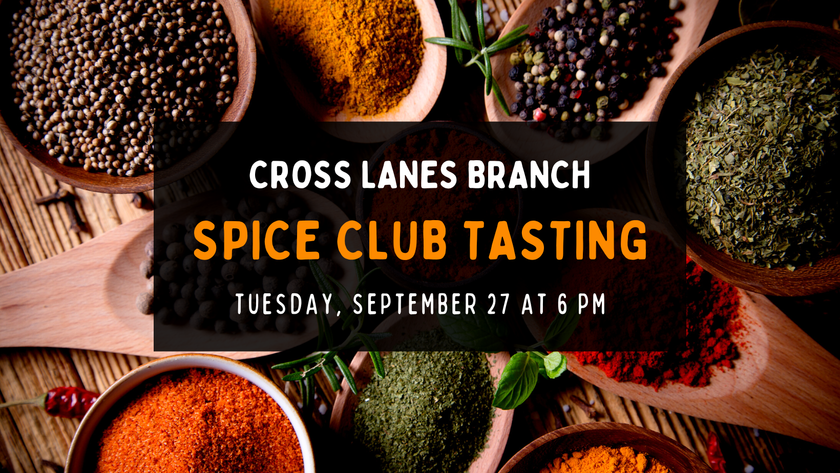 cross lanes spice club tasting