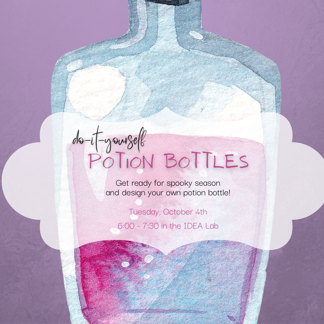 Craft your own potion and label it using the Cricut!