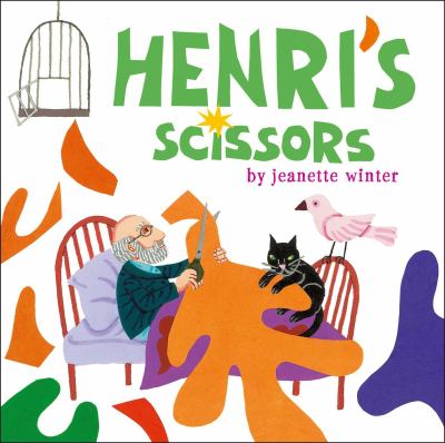 Book cover with colorful cutouts of Henri Matisse artwork