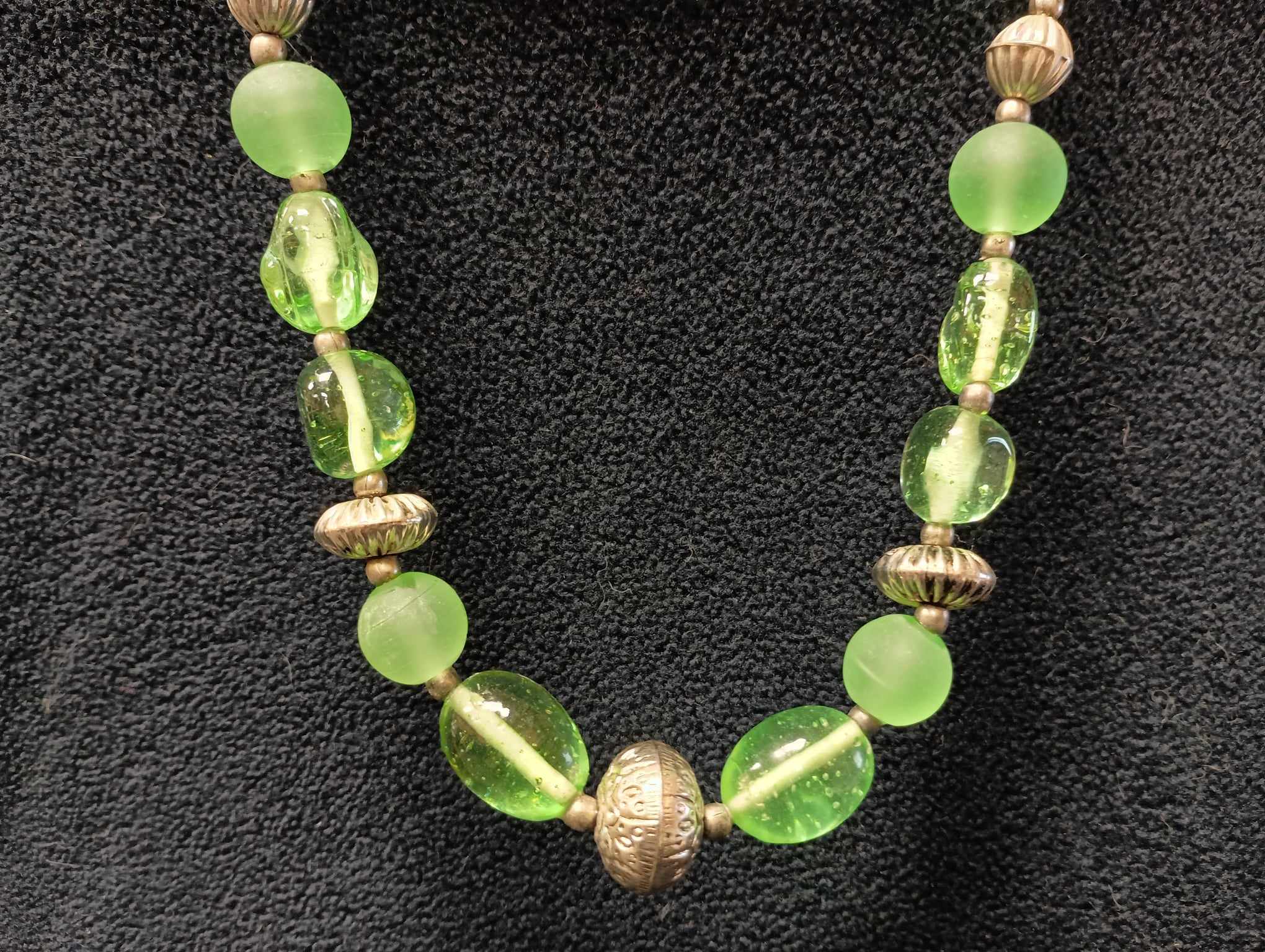 Green Glass Necklace