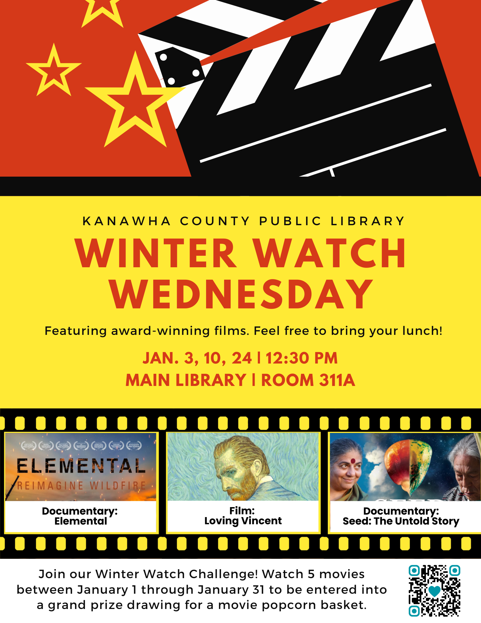 Winter Watch Wednesday flyer 2023