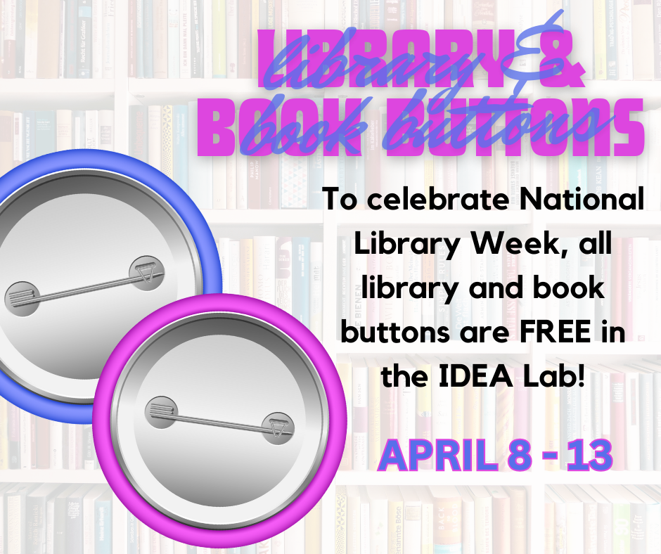 national library week buttons