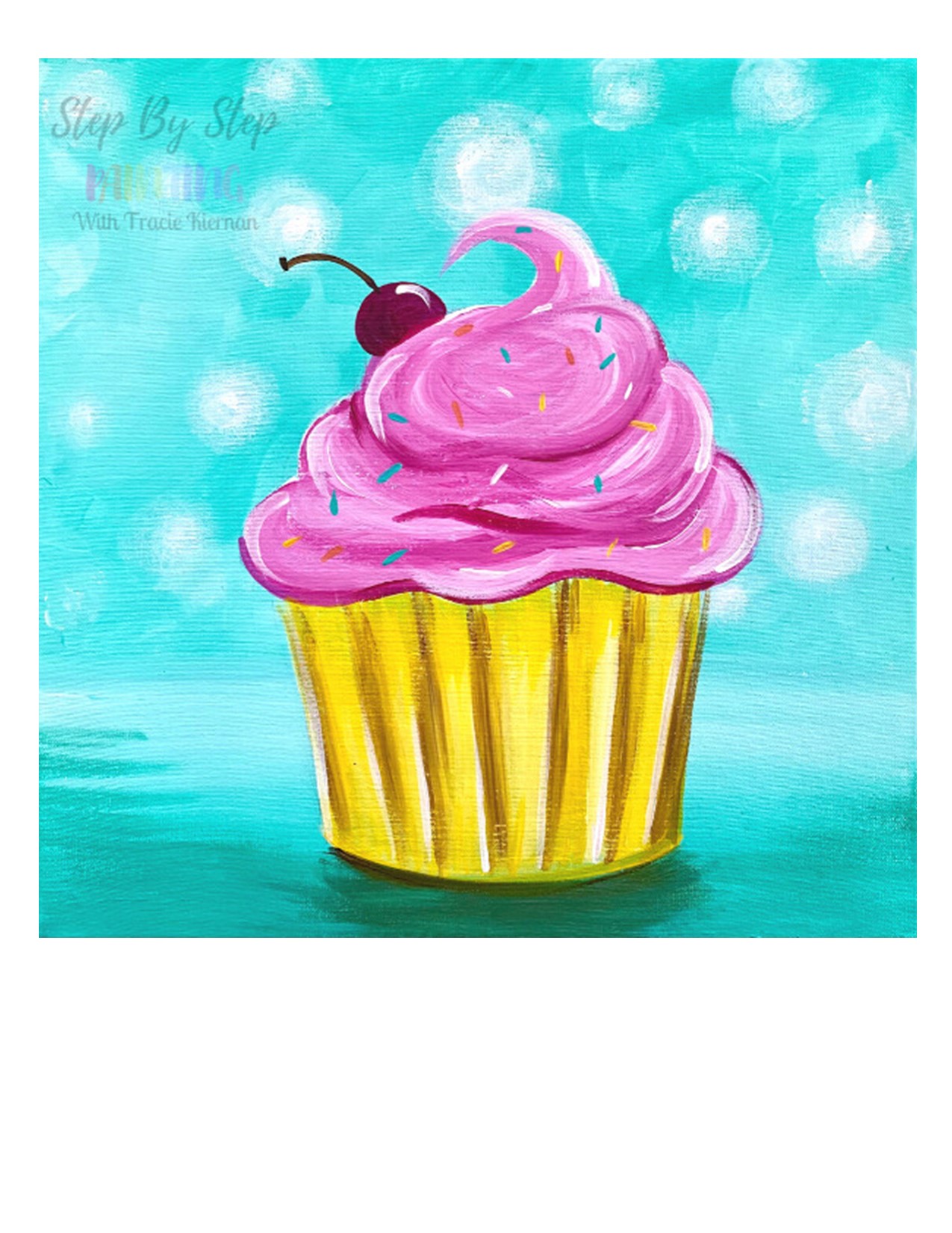 Cupcake painting