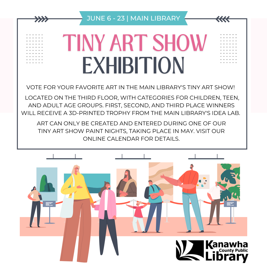 Tiny Art Show flyer 2024