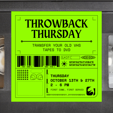 Throwback Thursday: VHS to DVD Drop-In