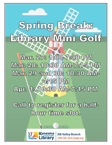 Spring Break Mini Golf