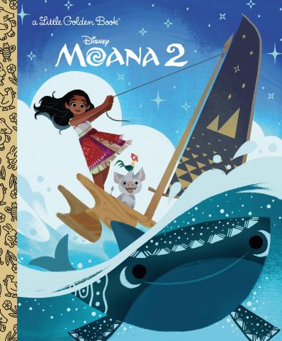 "Moana 2" Little Golden Book