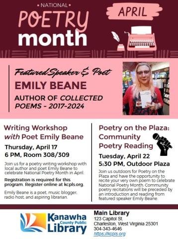 National Poetry Month 2025 events