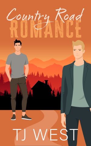 A cover of TJ West's debut novel, Country Road Romance