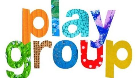 colorful letters that spell play group