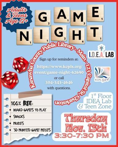 Game Night Flyer