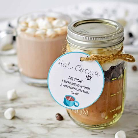 hot Cocoa in a Jar