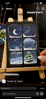 Winter Wonderland painting