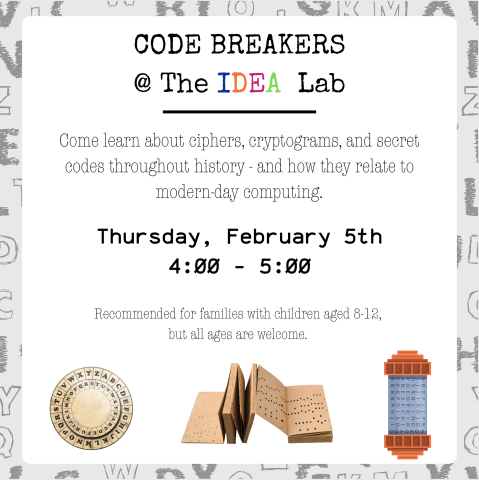 Code Breakers program flyer