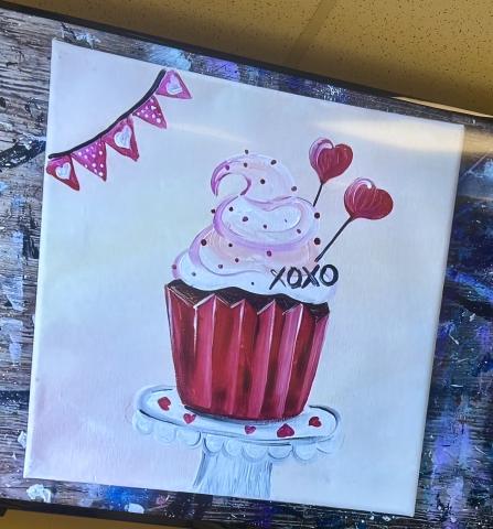 Valentine cupcake tutorial 