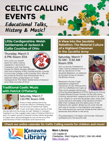 Celtic Calling Events 2026