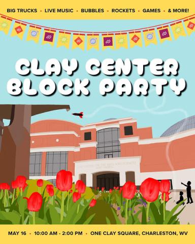Clay Center block party flyer
