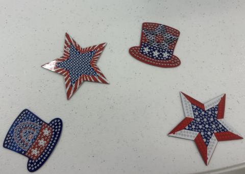 Pick two diamond art magnets