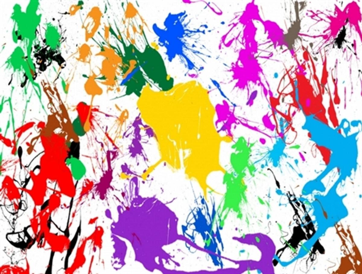 Paint Splatter party