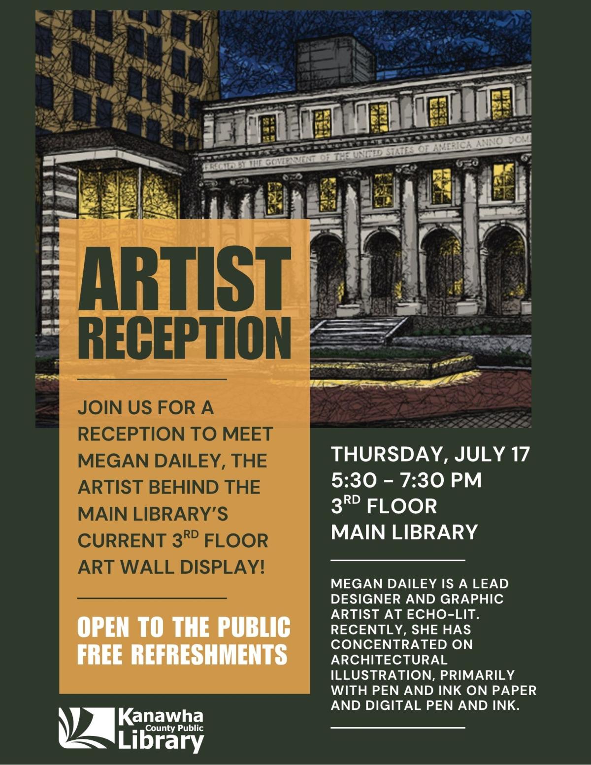 Megan Dailey art reception