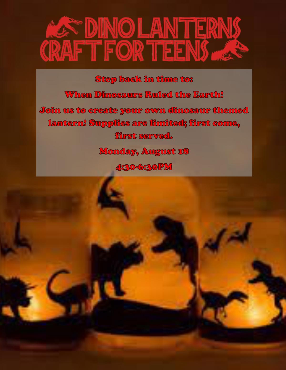 Dino Craft for Teens