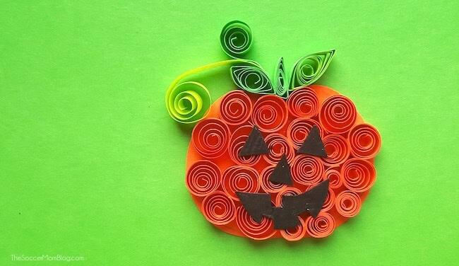 paper quill jackolanterns