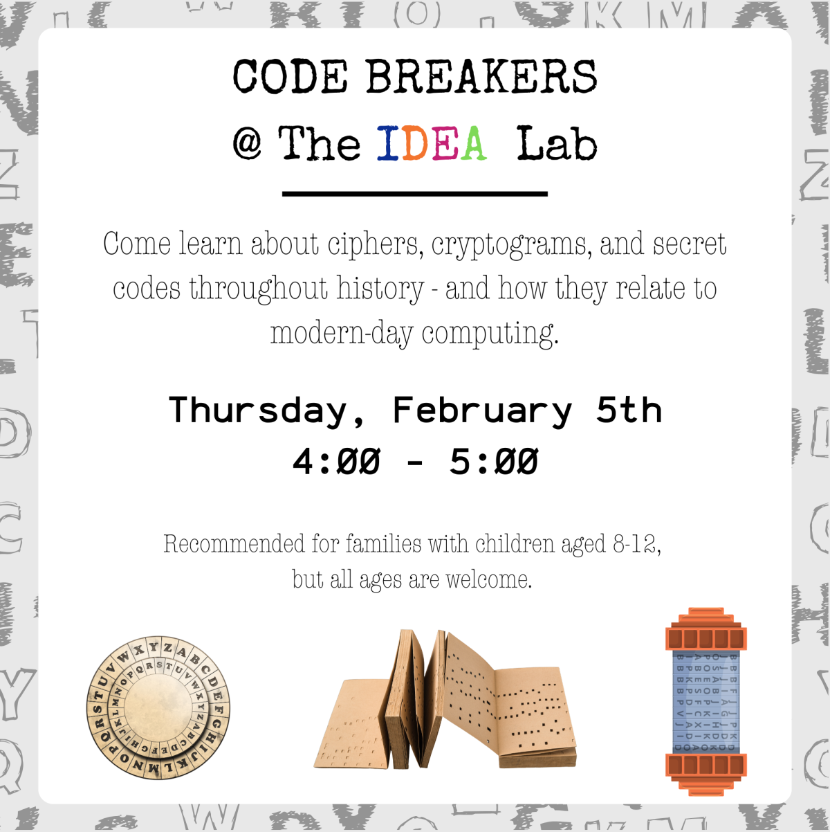 Code Breakers program flyer
