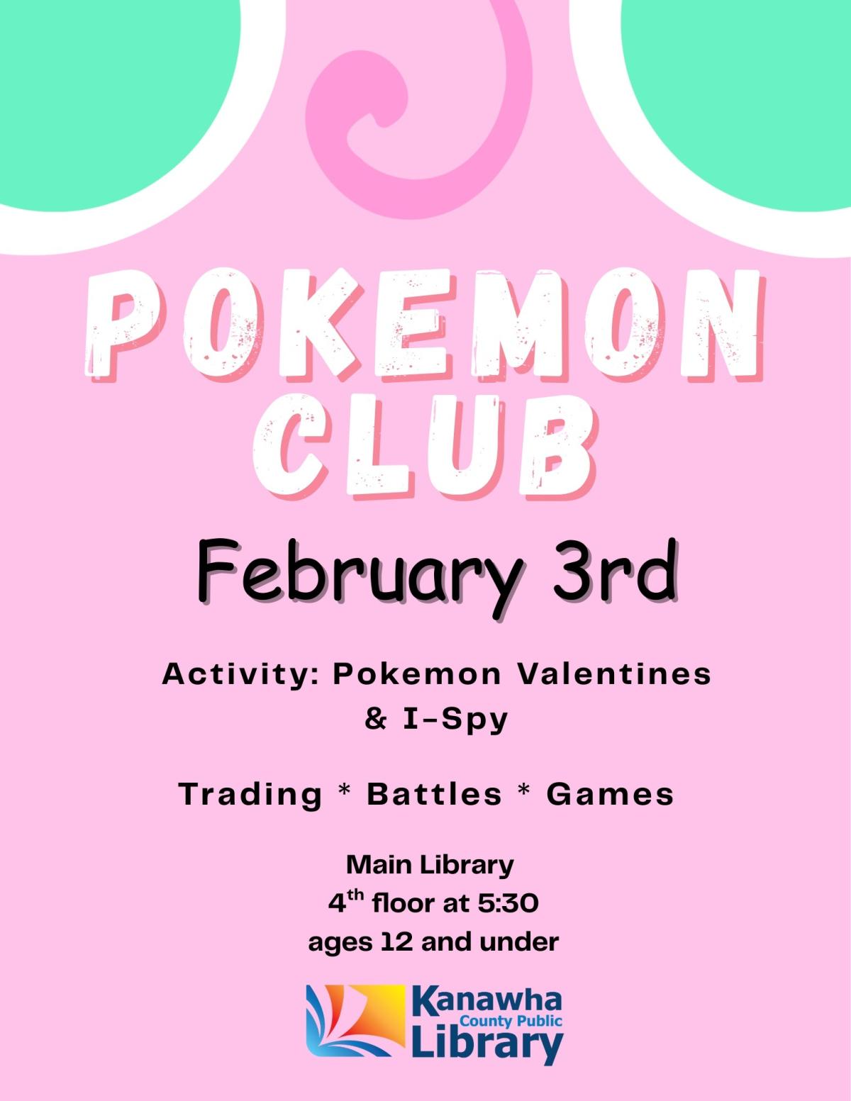 Pink & green background with white and black text on flyer