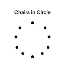 Chairs in a circle diagram