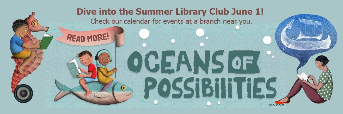 Summer Library CLub kicks off June 1